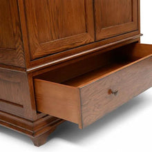 Load image into Gallery viewer, WINCHCOMBE DARK OAK Double Wardrobe Quality Furniture Clearance Ltd