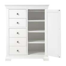 Load image into Gallery viewer, CHANTILLY WARM WHITE
Combination Wardrobe Quality Furniture Clearance Ltd