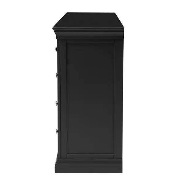 CHANTILLY DUSKY BLACK 10 Drawer Chest Quality Furniture Clearance Ltd