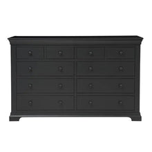 Load image into Gallery viewer, CHANTILLY DUSKY BLACK
10 Drawer Chest Quality Furniture Clearance Ltd