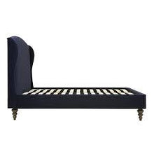 Load image into Gallery viewer, ASCOTT Midnight Velvet Super King Upholstered Bed Quality Furniture Clearance Ltd