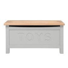 Load image into Gallery viewer, CHESTER DOVE GREY Toy Box Quality Furniture Clearance Ltd