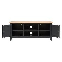 Load image into Gallery viewer, CHESTER CHARCOAL Large TV Stand up to 60" Quality Furniture Clearance Ltd