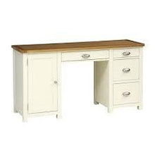 Load image into Gallery viewer, Sussex Cotswold Cream Double Pedestal Desk Quality Furniture Clearance Ltd