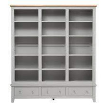 Load image into Gallery viewer, CHESTER DOVE GREY Grand Bookcase Quality Furniture Clearance Ltd