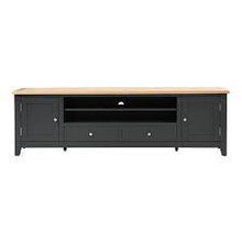 Load image into Gallery viewer, CHESTER CHARCOAL XXL TV Stand up to 90" Quality Furniture Clearance Ltd