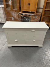 Load image into Gallery viewer, Chantilly Warm White 3 + 3 Chest Quality Furniture Clearance Ltd