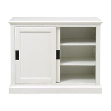 Load image into Gallery viewer, STOW WARM WHITE Sliding Door Sideboard Quality Furniture Clearance Ltd