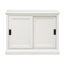 Load image into Gallery viewer, STOW WARM WHITE Sliding Door Sideboard Quality Furniture Clearance Ltd