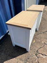 Load image into Gallery viewer, Set of 2 CHESTER PURE WHITE Jumbo Bedside Tables Quality Furniture Clearance Ltd