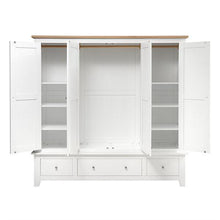 Load image into Gallery viewer, CHESTER PURE WHITE Four Door Wardrobe Quality Furniture Clearance Ltd