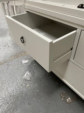 Load image into Gallery viewer, WILMSLOW PALE GREY Double Wardrobe And Matching Nightstands Quality Furniture Clearance Ltd