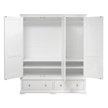 Load image into Gallery viewer, FAIRFORD SOFT WHITE Triple Wardrobe Quality Furniture Clearance Ltd