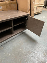 Load image into Gallery viewer, Platinum Italian High Gloss Slim tv cabinet by Modum Quality Furniture Clearance Ltd