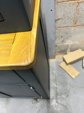 Load image into Gallery viewer, WESTCOTE INKY BLUE Dresser with Wine Rack Quality Furniture Clearance Ltd