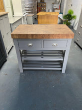 Load image into Gallery viewer, Sussex Storm Grey Kitchen Island Quality Furniture Clearance Ltd