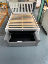 Load image into Gallery viewer, Winged Blanket Box - Grey Linen furniture delivered