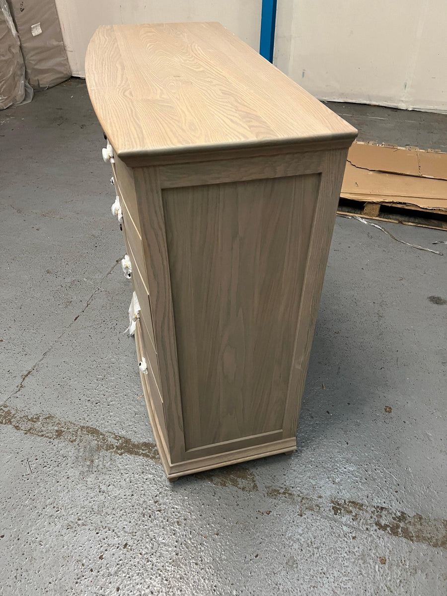Smoked Oak 4 Over 3 Chest of Drawers Quality Furniture