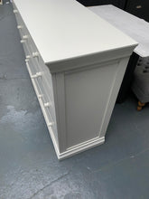 Load image into Gallery viewer, White Wide 9 Drawer Chest. - furniture delivered