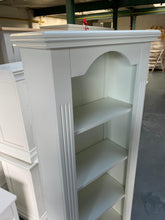 Load image into Gallery viewer, Soft White Tall Slim Bookcase - furniture delivered