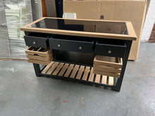 Load image into Gallery viewer, Chester Charcoal Kitchen Island furniture delivered
