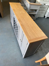 Load image into Gallery viewer, Storm Grey Extra Large Sideboard with Wine Rack - furniture delivered