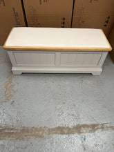 Load image into Gallery viewer, Malvern Mink Wide Ottoman Storage furniture delivered