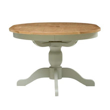 Load image into Gallery viewer, Sussex Sage Green 4-6 Seater Round Extending Table Quality Furniture Clearance Ltd