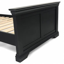 Load image into Gallery viewer, CHANTILLY DUSKY BLACK Kingsize Bed Quality Furniture Clearance Ltd