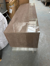 Load image into Gallery viewer, Platinum Italian High Gloss Slim tv cabinet by Modum Quality Furniture Clearance Ltd
