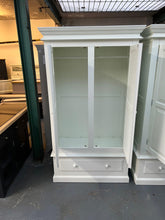 Load image into Gallery viewer, Soft White Double Wardrobe with Drawer. furniture delivered