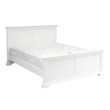 Load image into Gallery viewer, Chantilly Warm White 6ft Super King Bed Quality Furniture Clearance Ltd