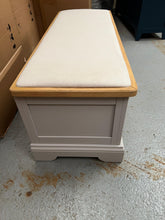 Load image into Gallery viewer, Malvern Mink Wide Ottoman Storage furniture delivered