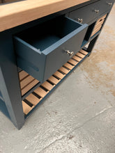 Load image into Gallery viewer, CHESTER MIDNIGHT BLUE Kitchen Island Quality Furniture Clearance Ltd