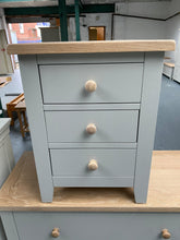 Load image into Gallery viewer, Dove Grey 3 Drawer Bedside furniture delivered