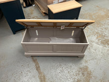 Load image into Gallery viewer, Malvern Mink Wide Ottoman Storage furniture delivered