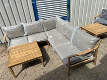 Load image into Gallery viewer, STRETTON Corner Garden Lounge Set Quality Furniture Clearance Ltd