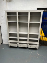 Load image into Gallery viewer, Dove Grey Grand Bookcase furniture delivered
