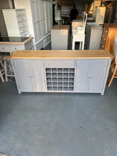 Load image into Gallery viewer, Storm Grey Extra Large Sideboard with Wine Rack - furniture delivered