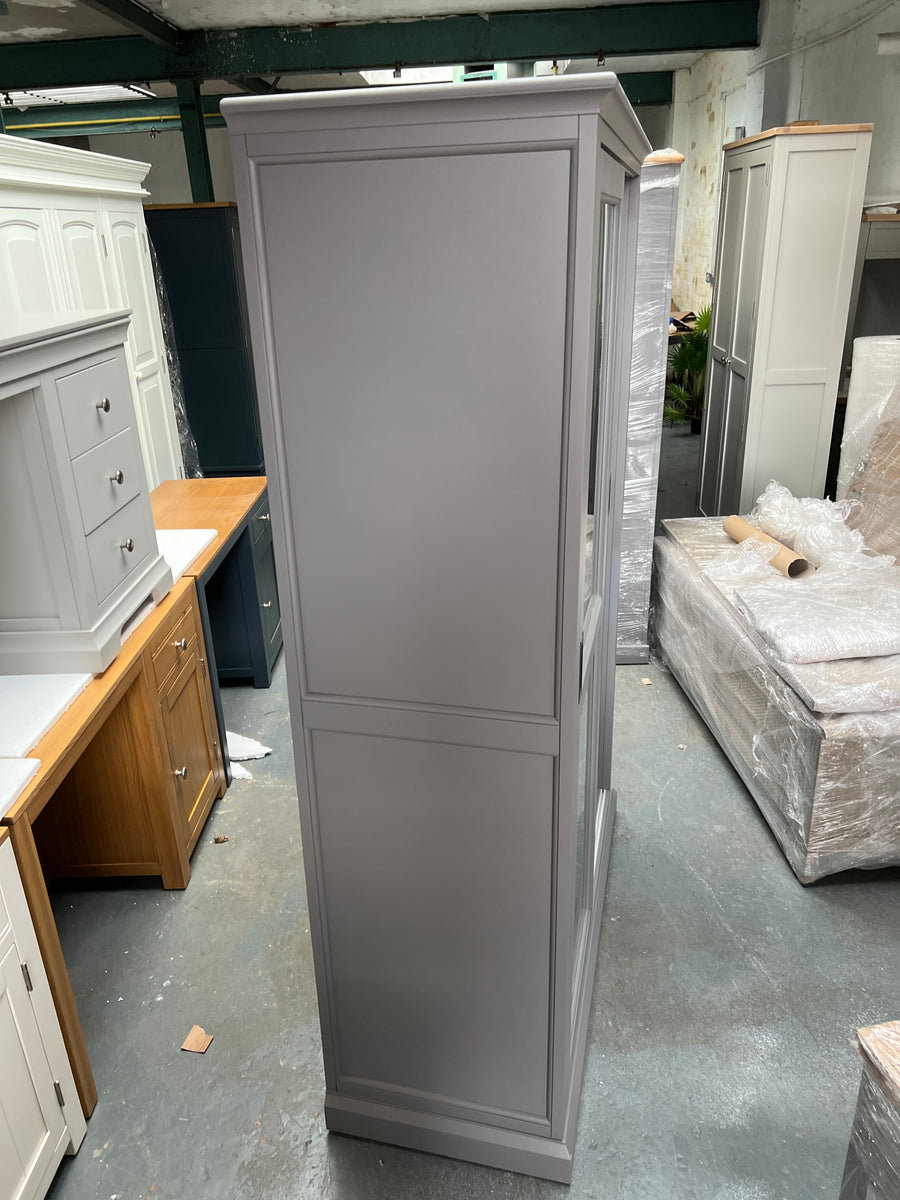 Stow Flint Grey Glazed Display Quality Furniture Clearance Ltd