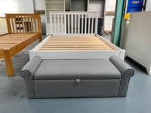 Load image into Gallery viewer, Winged Blanket Box - Grey Linen furniture delivered