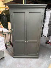 Load image into Gallery viewer, Kingscote Forest Green Double Larder Quality Furniture Clearance Ltd