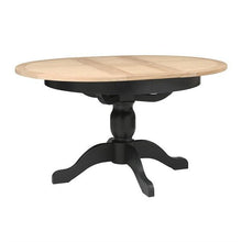 Load image into Gallery viewer, Chester Charcoal 4-6 Seater Round Extending Dining Table Quality Furniture Clearance Ltd