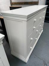 Load image into Gallery viewer, White Wide 9 Drawer Chest. - furniture delivered