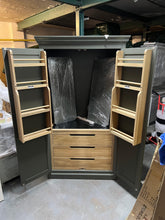 Load image into Gallery viewer, Kingscote Forest Green Double Larder Quality Furniture Clearance Ltd