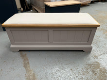 Load image into Gallery viewer, Malvern Mink Wide Ottoman Storage furniture delivered