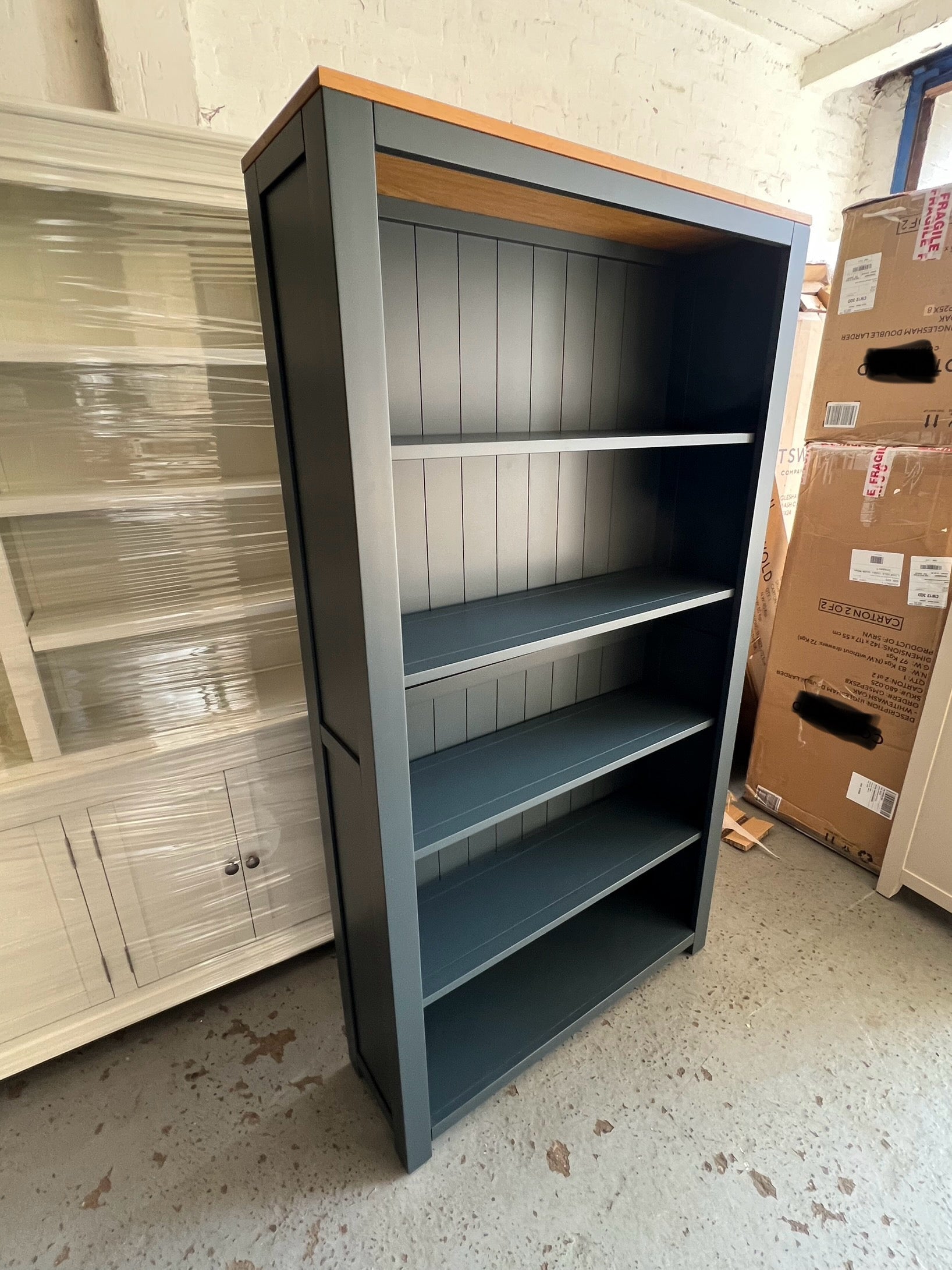 CHALFORD INKY BLUE
Large Bookcase Quality Furniture Clearance Ltd