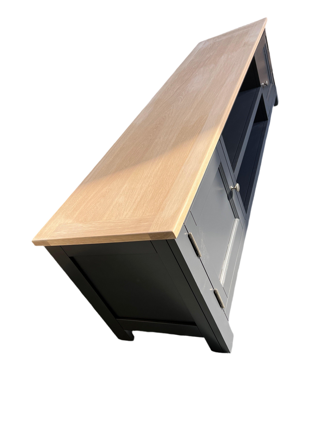 Charcoal Low Wide TV Unit - up to 80