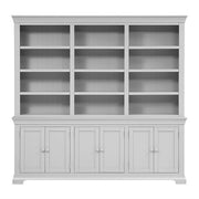 Chantilly Pebble Grey Grand Bookcase furniture delivered