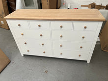 Load image into Gallery viewer, Chester Pure White 10 Drawer Chest furniture delivered
